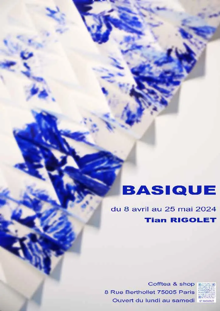 Exposition Paris 05: Les origami de T. RIGOLET s’emparent de Cofftea
