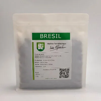Café en grain Brésil single origine — torréfaction artisanale middle roast, Cofftea Paris 5