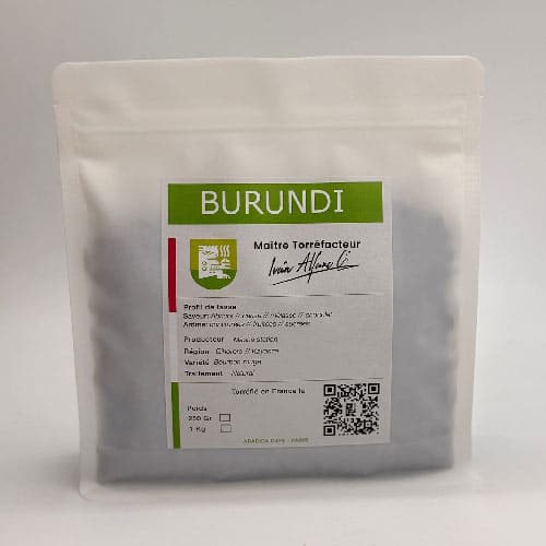 Café en grain Burundi Buhumuza single origine — SCA 85, boutique café Cofftea Paris 5
