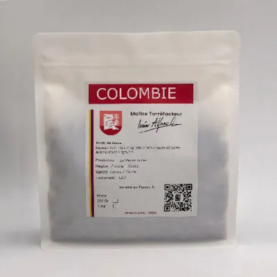 Café en grain Colombie single origine — Arabica 100% Ivan Alfaro, boutique Cofftea Paris 5
