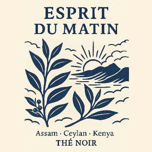 Assam — thé noir corsé en vrac, présentation feuilles noires, sélection Goutte de Thé · Cofftea Paris 5