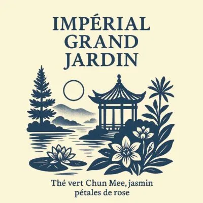 Impérial Grand Jardin — thé noir du Yunnan en vrac, présentation feuilles noires et dorées, sélection Goutte de Thé · Cofftea Paris 5