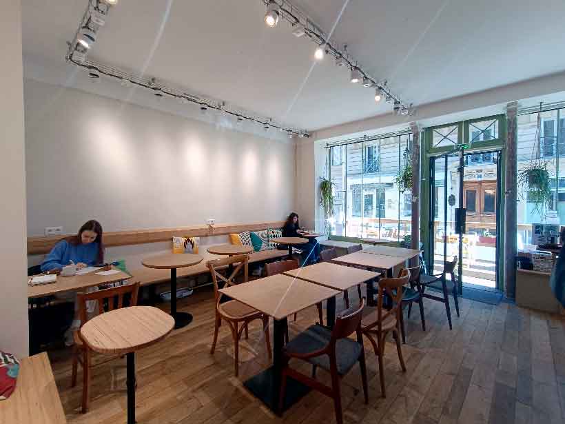 Coffee shop de spécialité à Paris